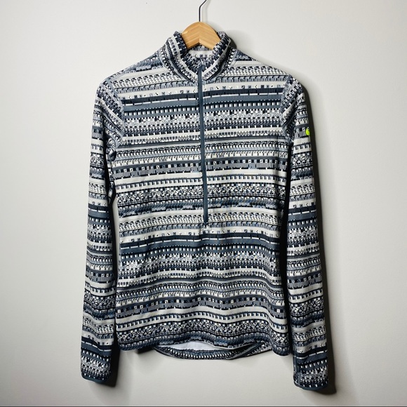 NIKE Pro Dri-fit Half Zip Dri Fit Pullover Medium - Picture 2 of 12